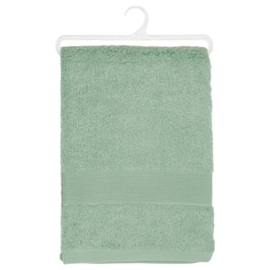 Drap de bain "Essentiel" coton vert 100x150cm