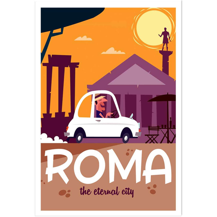 Affiche Voyage à Rome Affiche seule