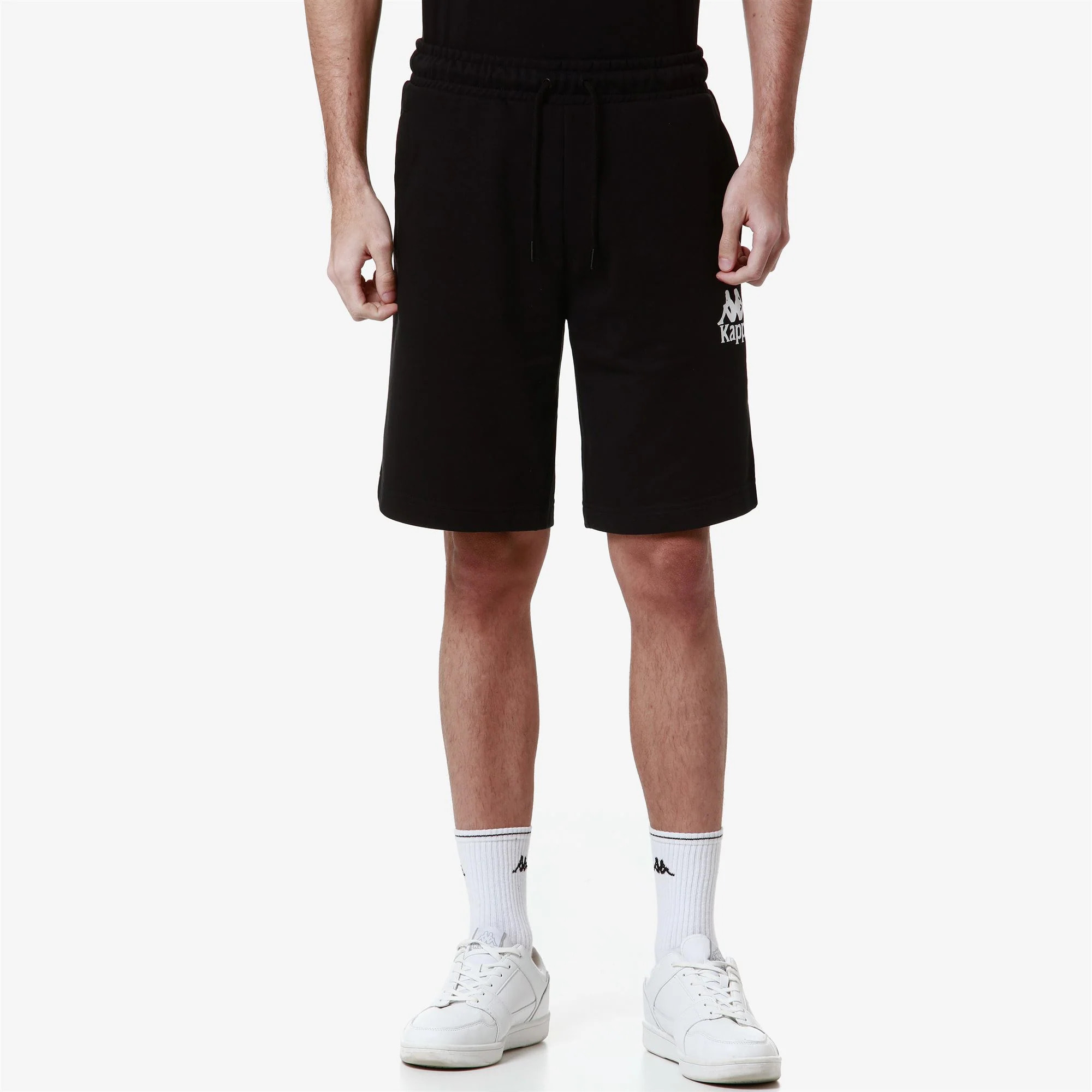 Kappa - Pantaloncini Uomo Nero - AUTHENTIC UPPSALA 2