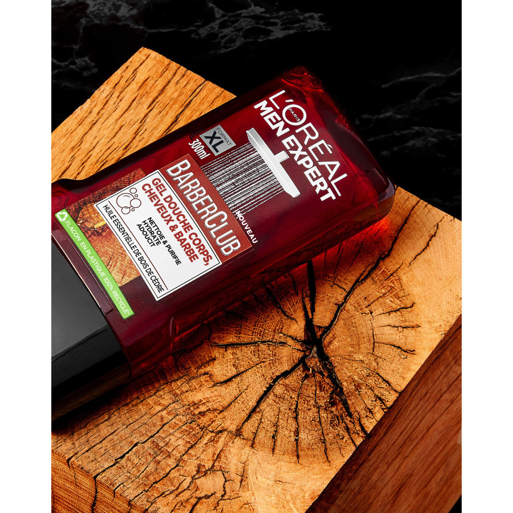 PACK L'Oréal Paris Men Expert Barber Club Gel Douche 3 en 1 300ml