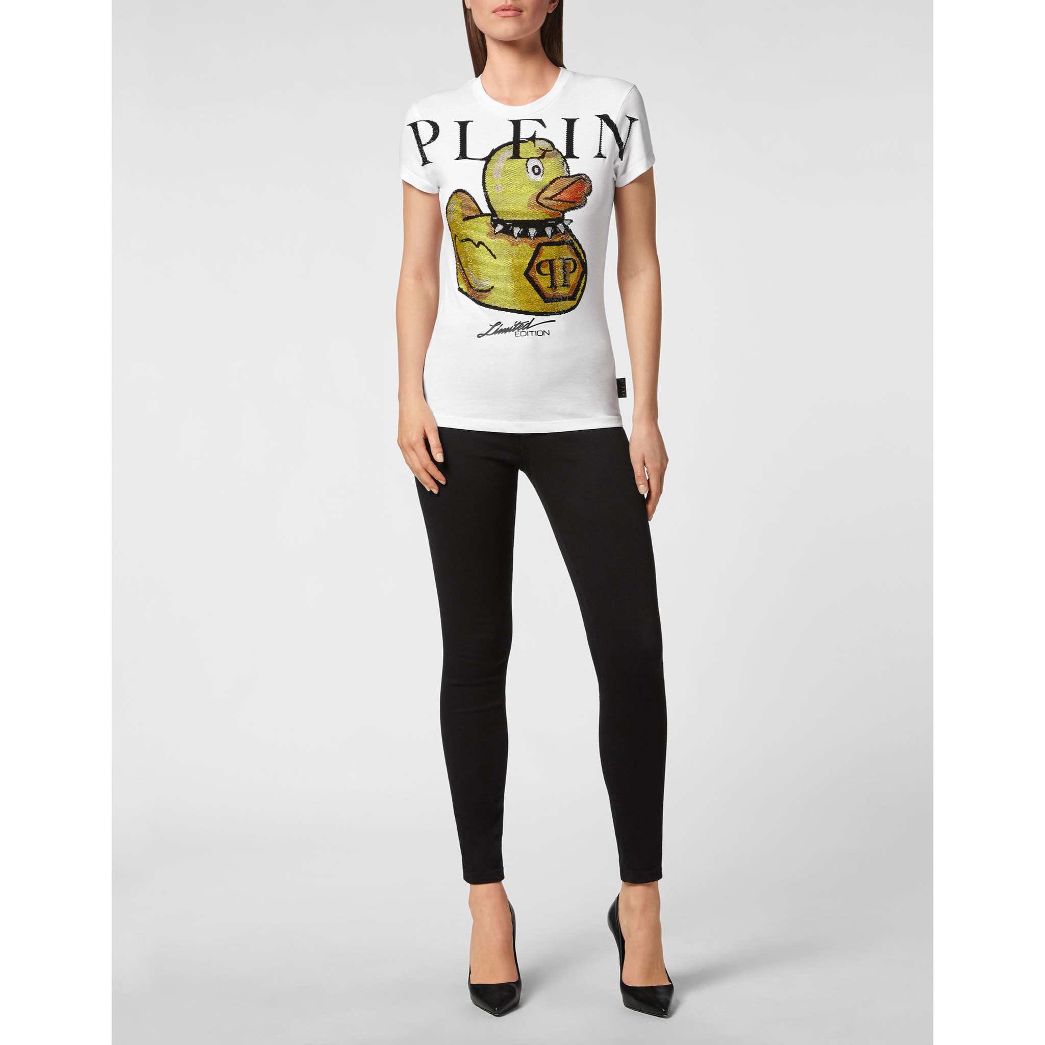 PHILIPP PLEIN Camiseta Cuello Redondo DUCK