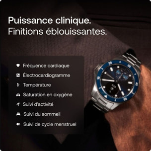 Montre santé WITHINGS Scanwatch Nova Bleue