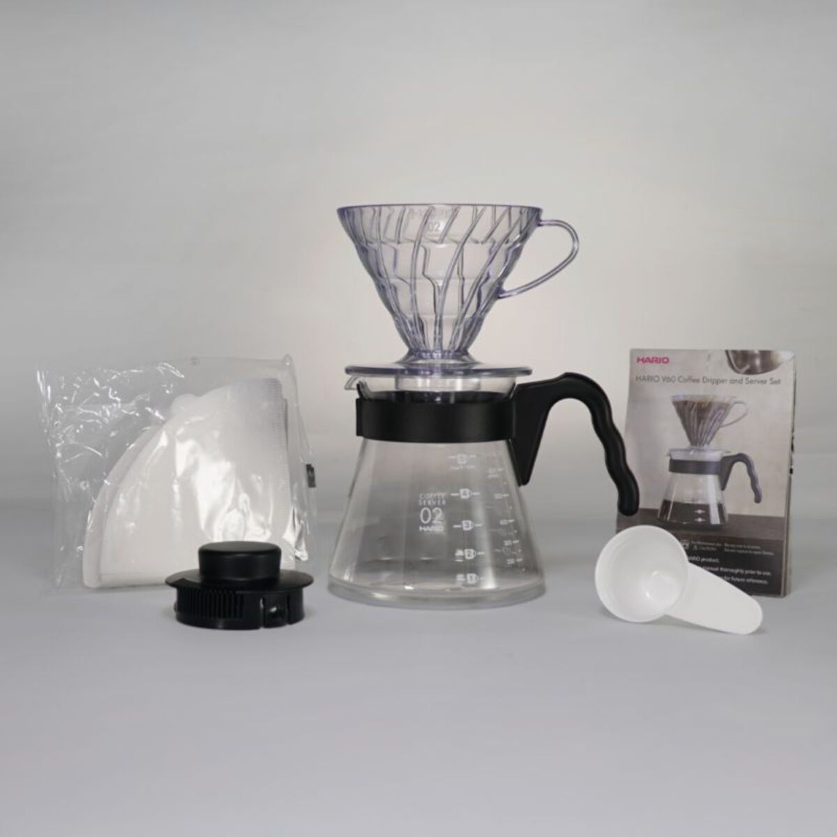 Kit HARIO cafetière et verseuse à café V60-02