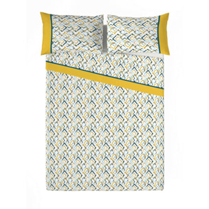 Naturals - Juego de Sábanas - Incluye 1 o 2 Fundas de Almohada + 1 Sábana Bajera - 50% Algodón - 50% Poliéster - Ruby