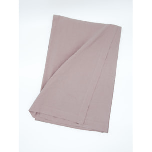 Nappe chanvre coton ORGANIC rose poudré