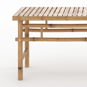 Banc de jardin 2 places en bambou - Vadella