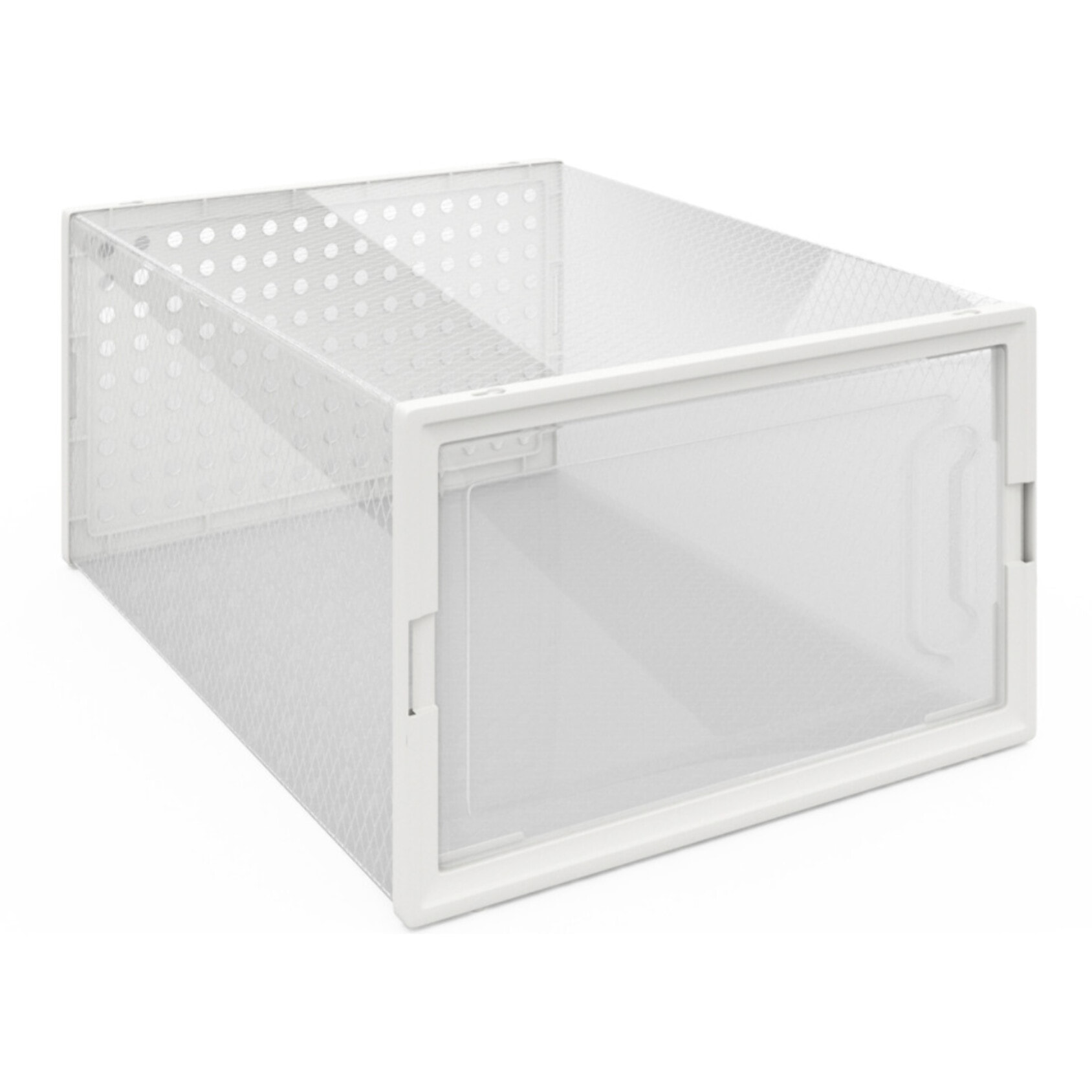 Boîtes de rangement à chaussures empilables - lot de 12