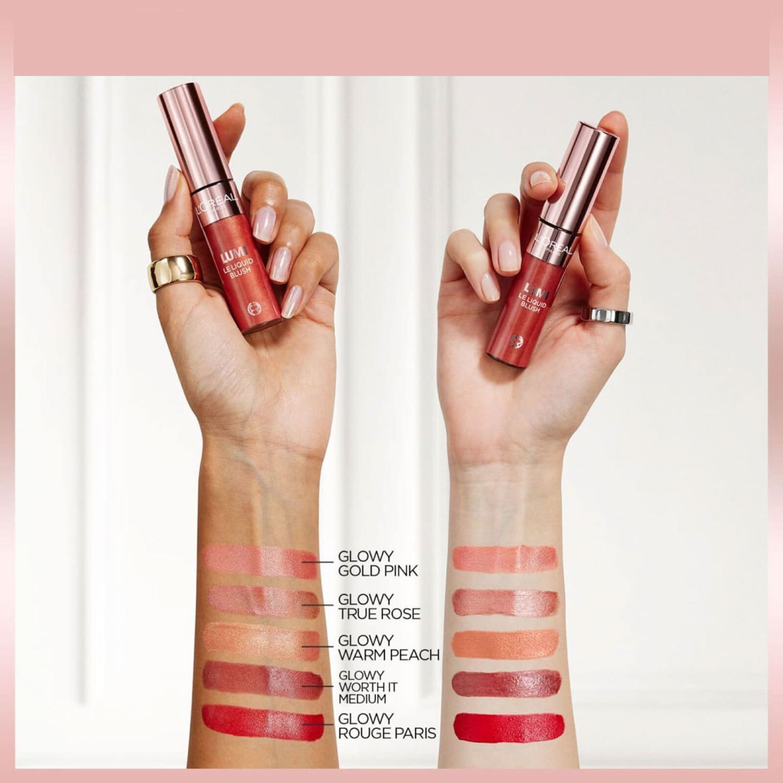 Blush 635 Glowy Worth It Medium Lumi Le Liquid Ultra-Leggero Modulabile a Lunga Tenuta Fresco e Naturale