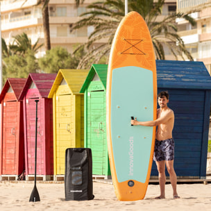 Tabla de Paddle Surf Hinchable 2 en 1 con Asiento y Accesorios Siros InnovaGoods 10'5" 320 cm