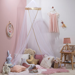 Table de chevet enfant - rotin H56 cm