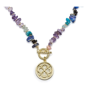 Collar Lux by Lux acabado oro 18k