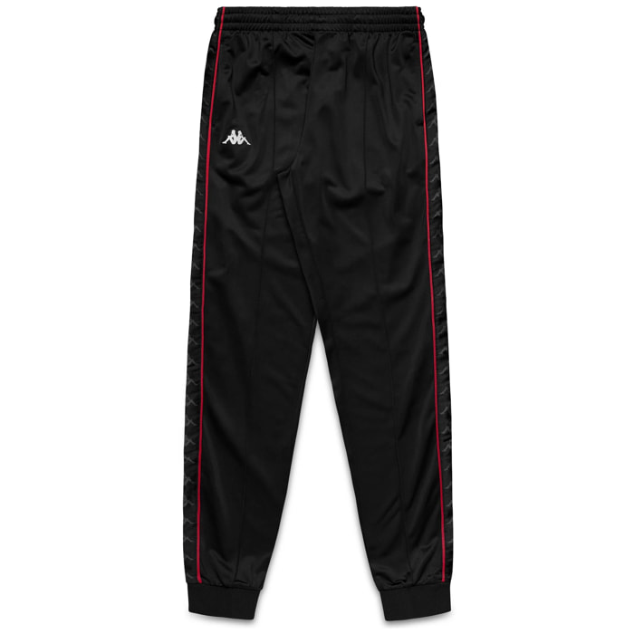 Pantaloni Kappa Uomo 222 Banda Rastoria Slim Nero