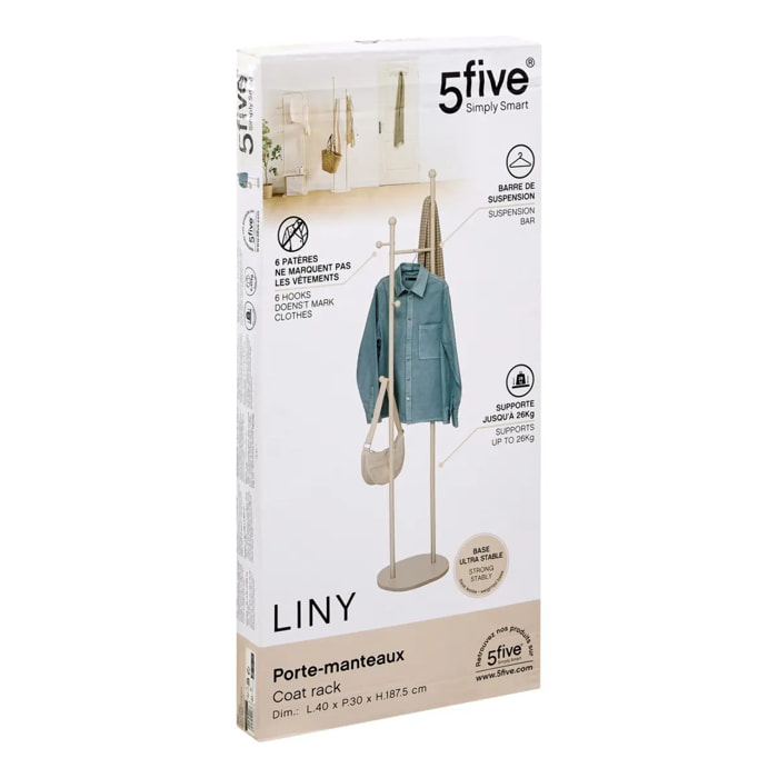 Porte-manteaux Liny 6 accroches L40cm