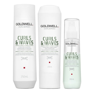 GOLDWELL Kit DS Curls & Waves Hydrating Shampoo 250ml + Balsamo 200ml + Spray 150ml