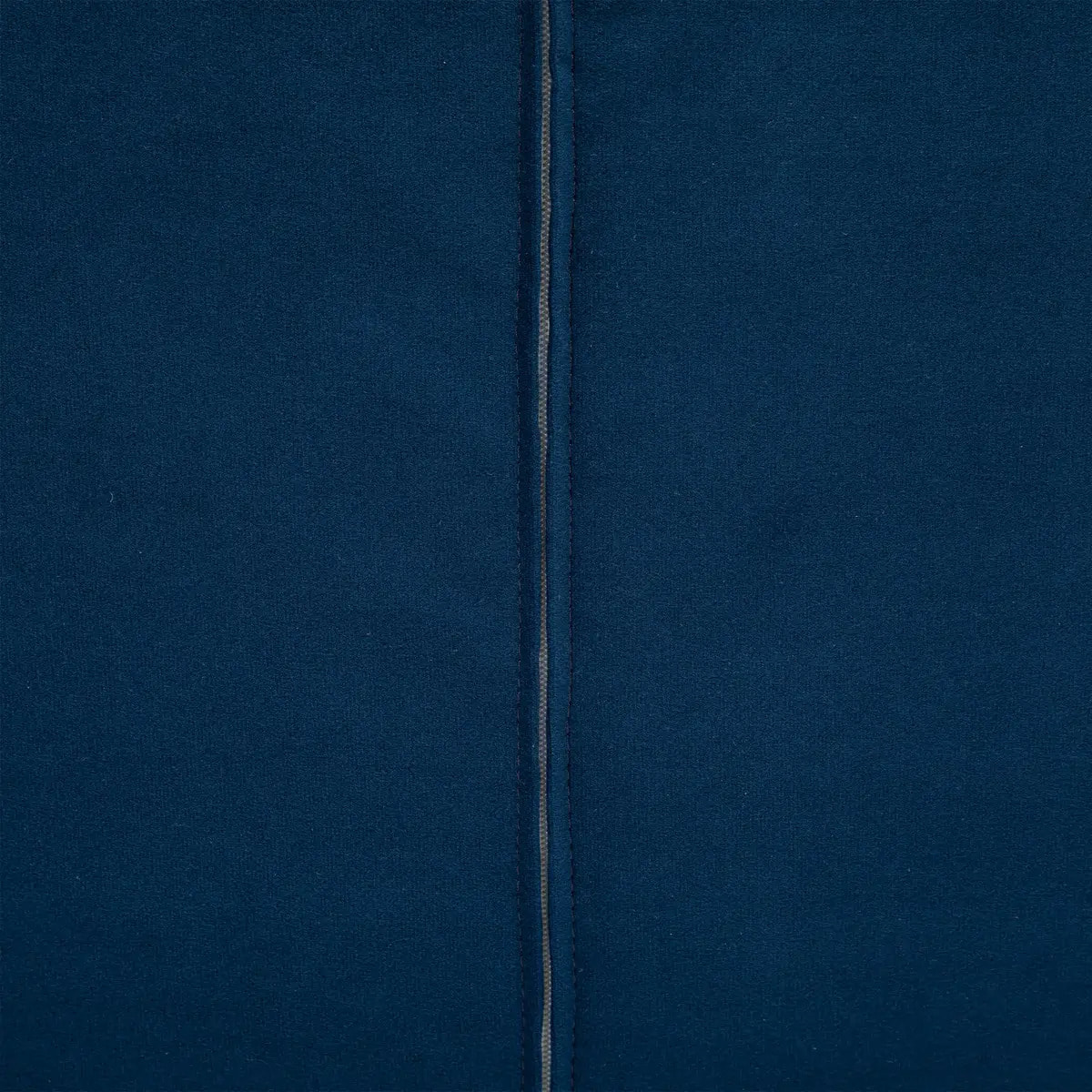 Module d'angle "Kiona" en velours 99x75cm bleu