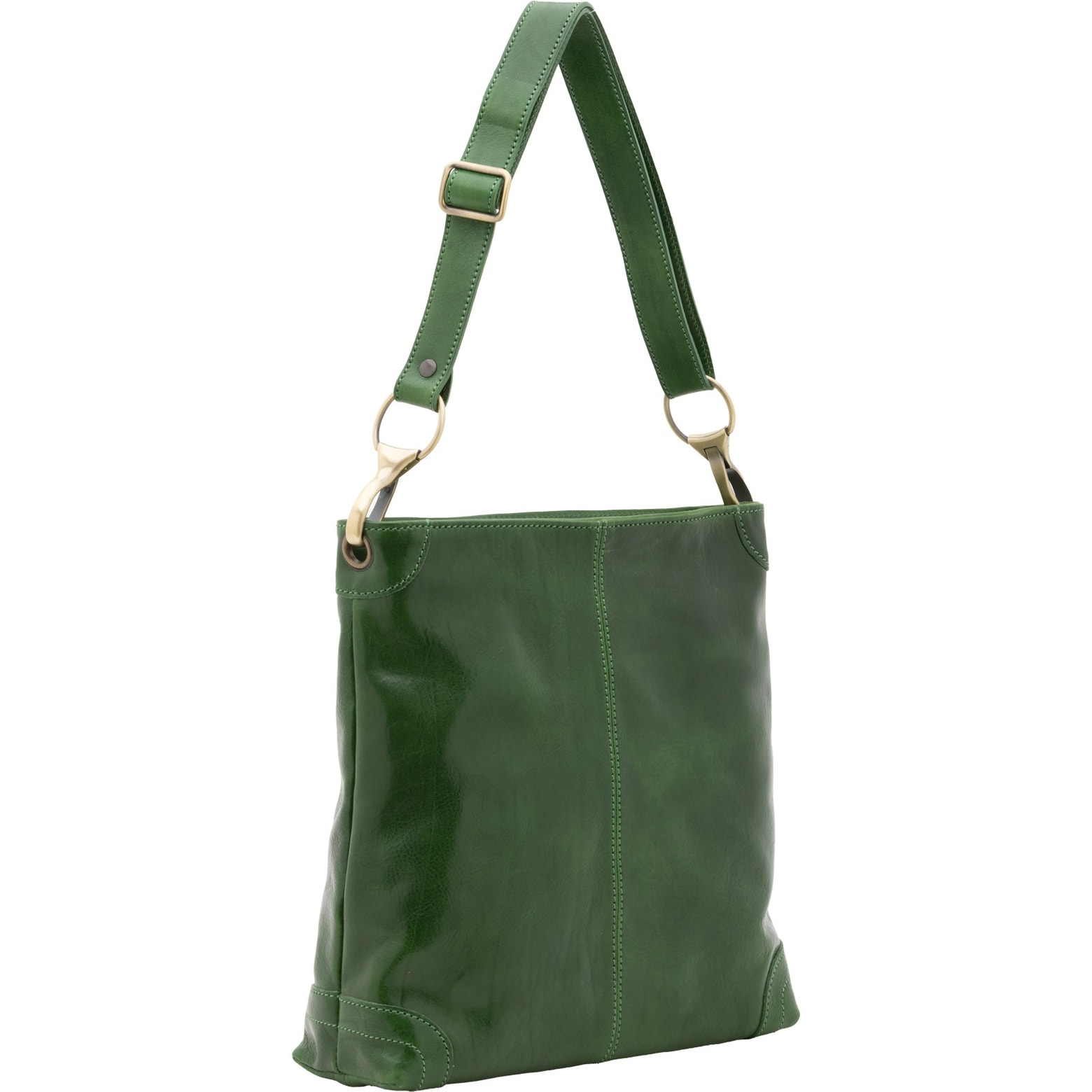 Borsa a spalla da donna - Modello False - 100% pelle - 32.0 x 32.0 x 11.0 cm
