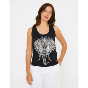 Camiseta Tirantes Estampada - Alcorisa