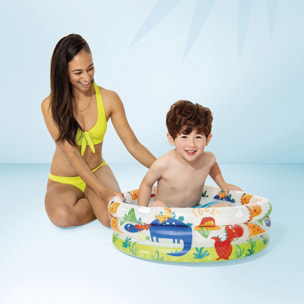 Intex Piscina Baby Pool, Tre anelli, Colori Assortiti, 61x22 cm