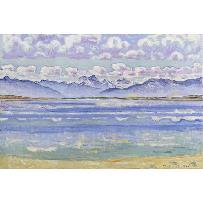 Tableau célèbre Weisshorn de Ferdinand Hodler Toile imprimée