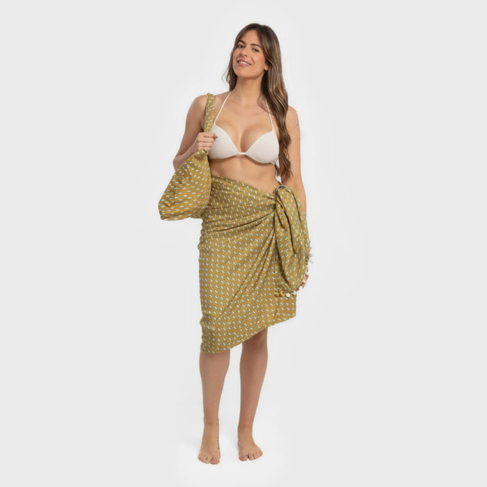 PACK TOALLA PAREO + BOLSO SISENA