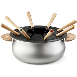 Fondue LAGRANGE Fondue Classic bois clair 8 pers 349015