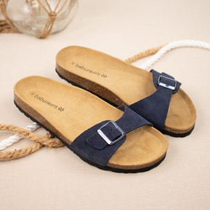 SANDALIA BABUNKERS AZUL