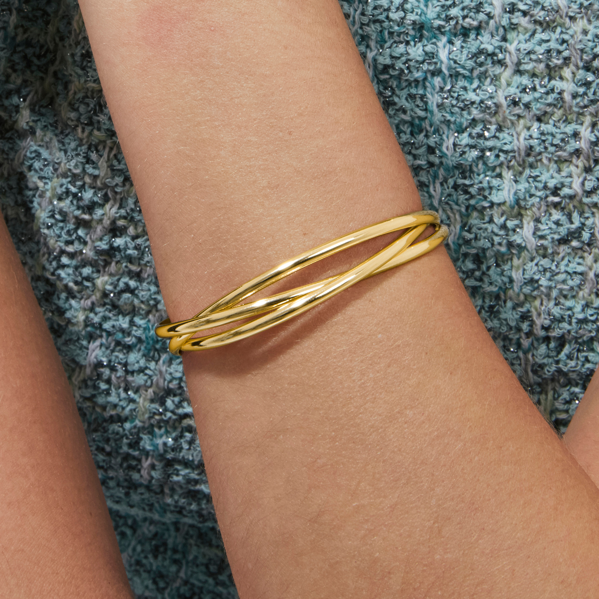 Pulsera Dini acabado oro amarillo 18k