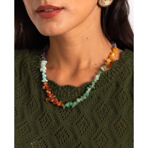 Collar multicolor de mujer