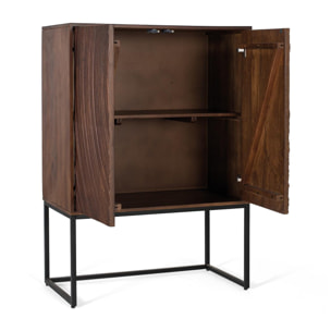 Aparador de Madera de Mango 85 Cm Estilo Moderno