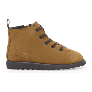 Superga - Stivaletti Bambino/a Beige - 3008 KIDS LACE-UP BOOT SUEDE