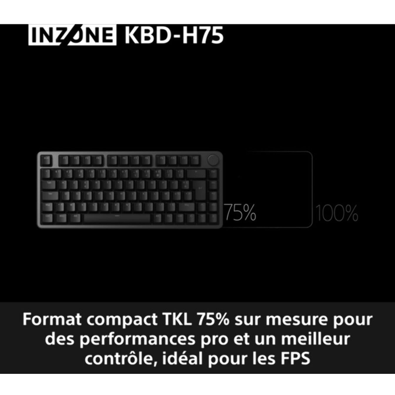 Clavier gamer SONY INZONE KBD-H75