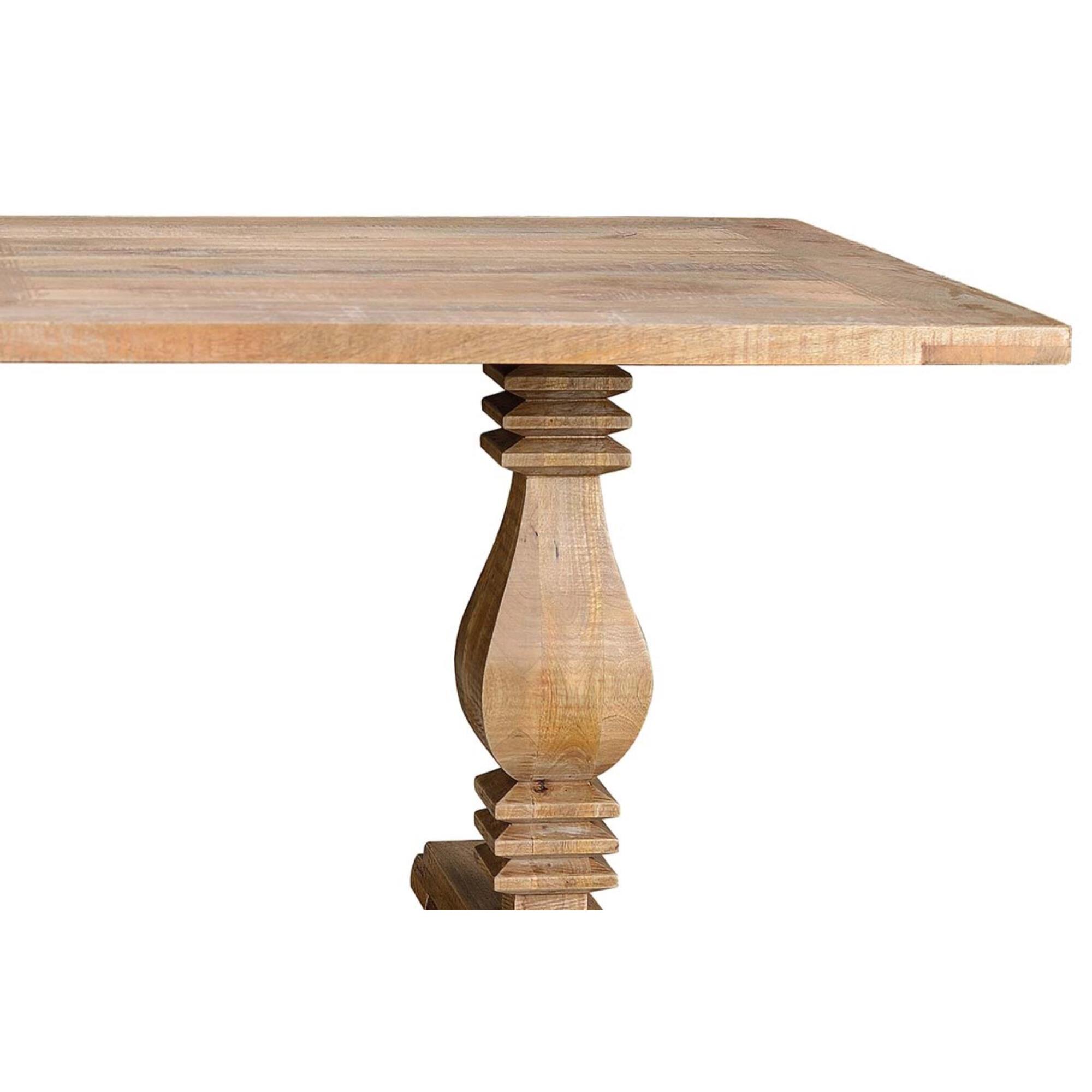 Mesa de comedor - madera de mango - 200x100x77cm