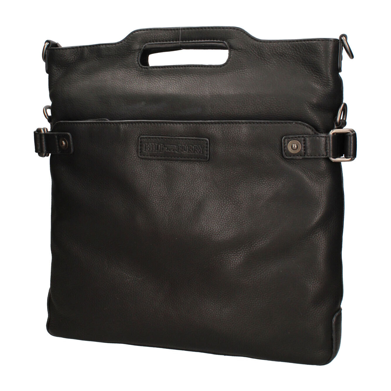 Borsa a tracolla  da uomo In Vera pelle Made in Italy 34x38x3 cm