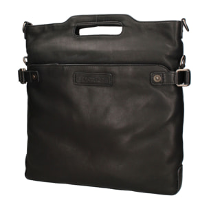 Borsa a tracolla  da uomo In Vera pelle Made in Italy 34x38x3 cm