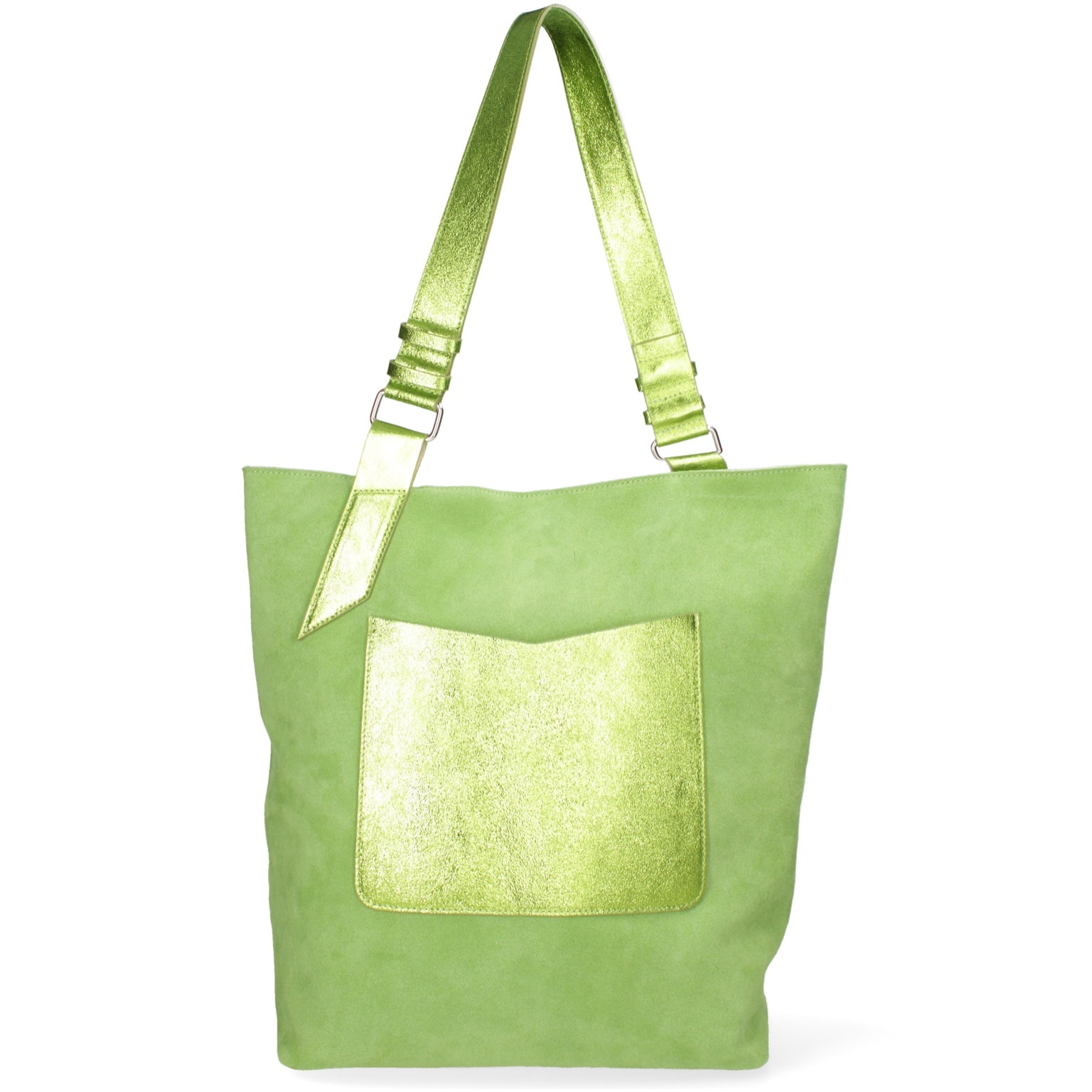 Borsa a spalla da donna - Modello False - Vera pelle - 33.0 x 40.0 x 15.0 cm