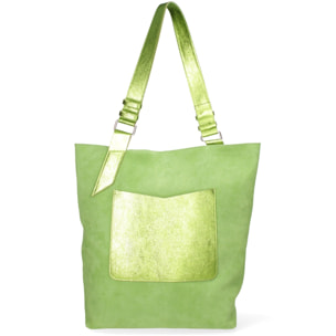 Borsa a spalla da donna - Modello False - Vera pelle - 33.0 x 40.0 x 15.0 cm