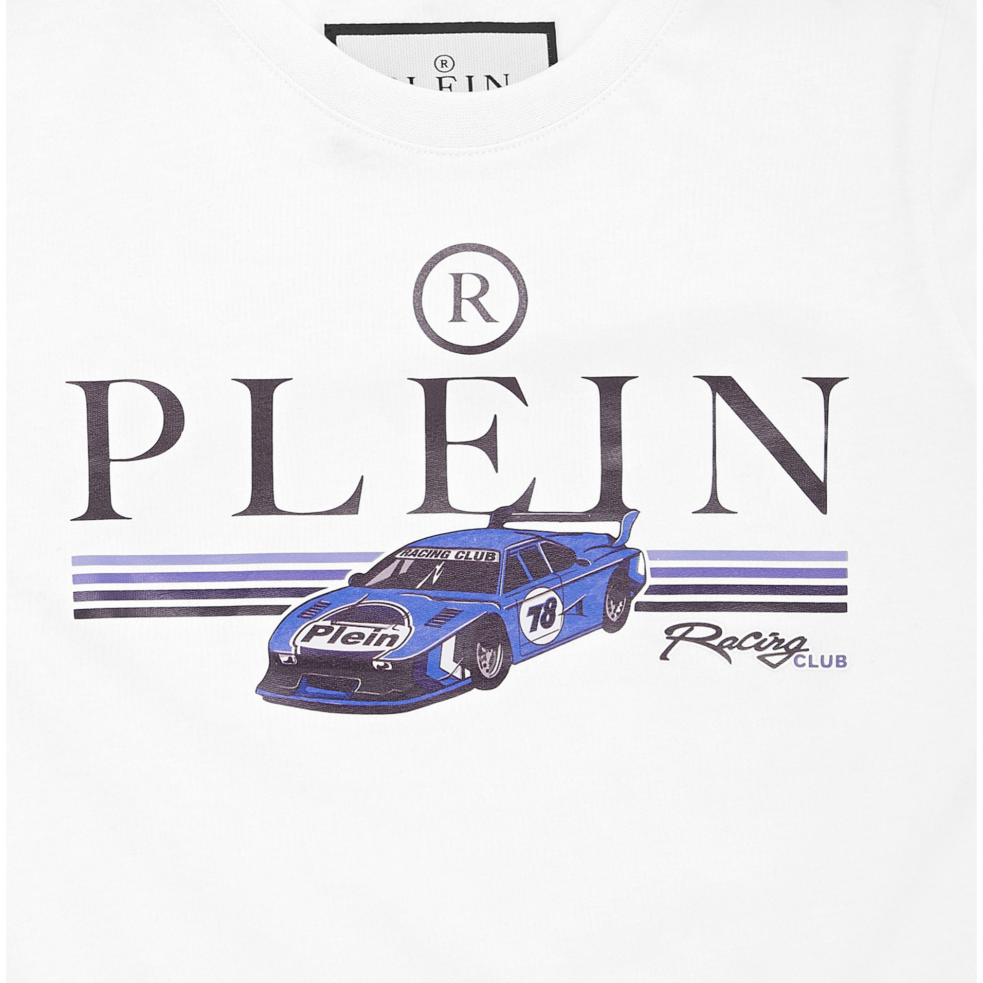 PHILIPP PLEIN T-Shirt Round Neck Ss RACING