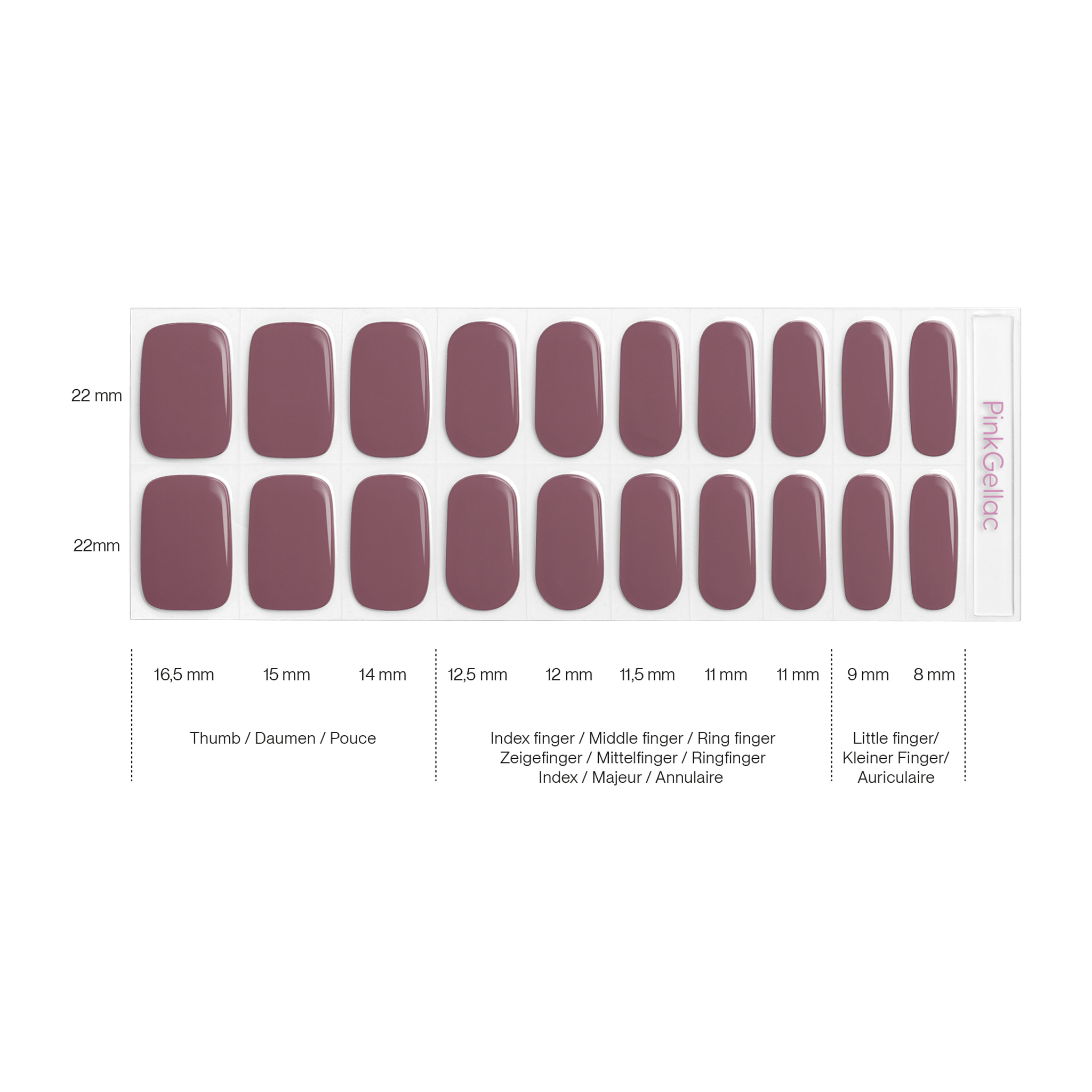 Stickers gel - 0031 Deep Mauve
