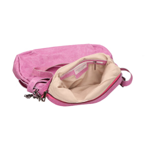 Borsa a tracolla da donna In Vera pelle Made in Italy 40x24x11 cm