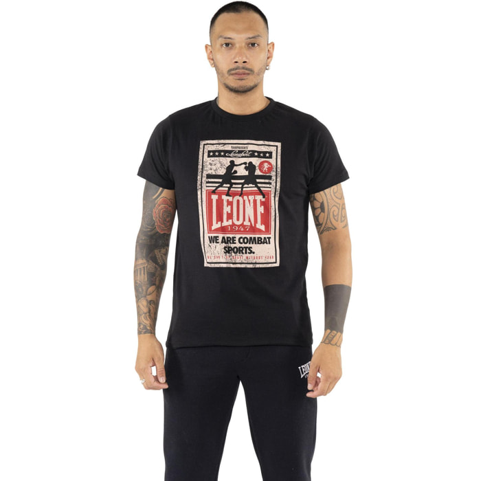 Camiseta de hombre con estampado de combate de boxeo "Metropolitan"