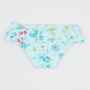 CULETIN FLOR AZUL GRANDE CON DOS VOLANTES