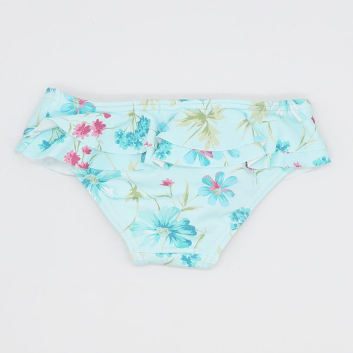 CULETIN FLOR AZUL GRANDE CON DOS VOLANTES