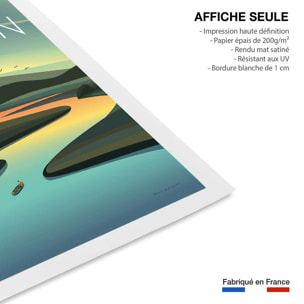 Affiche voyage Fleuve d'Amazonie Affiche seule