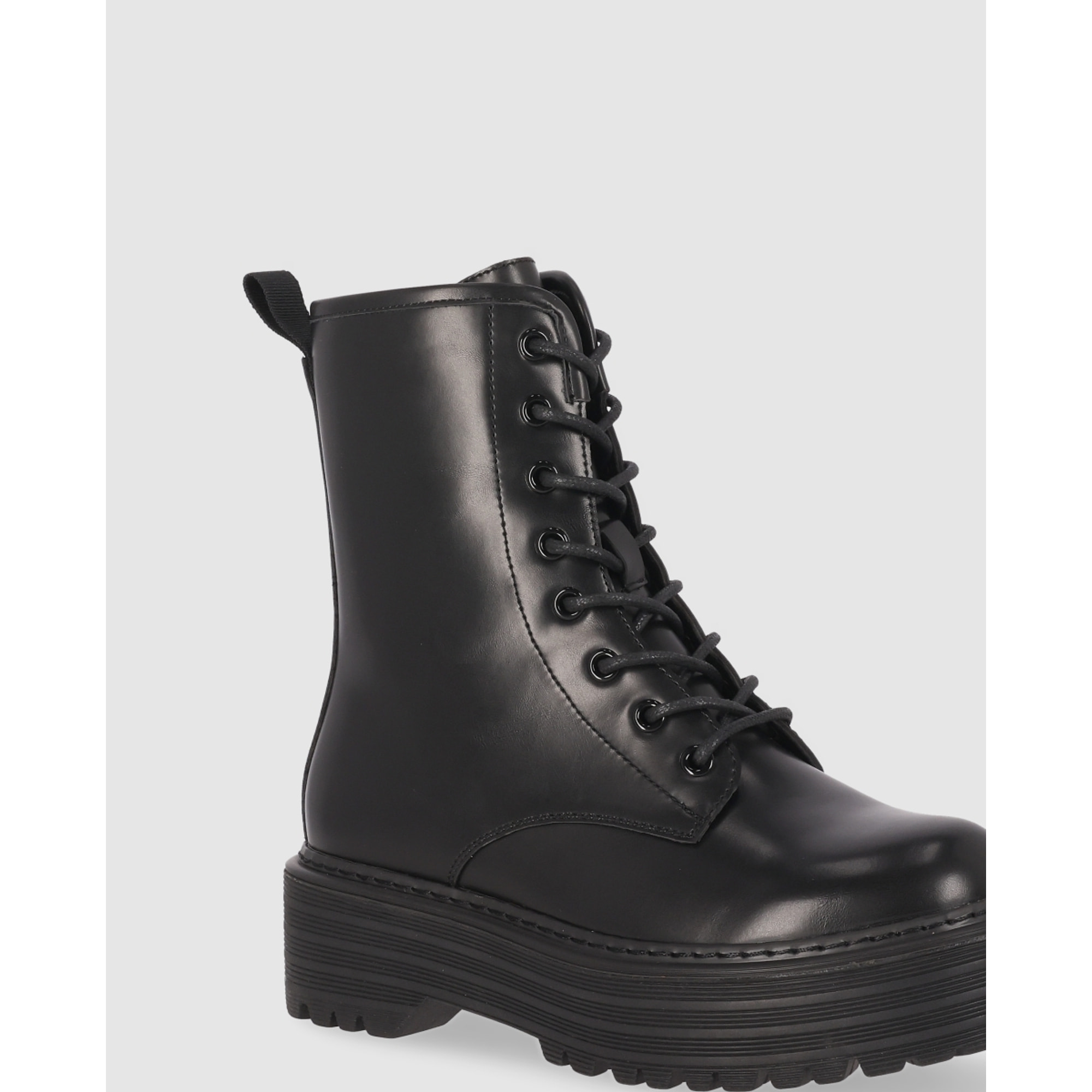 Botines - Negro - Tacón: Bajo
