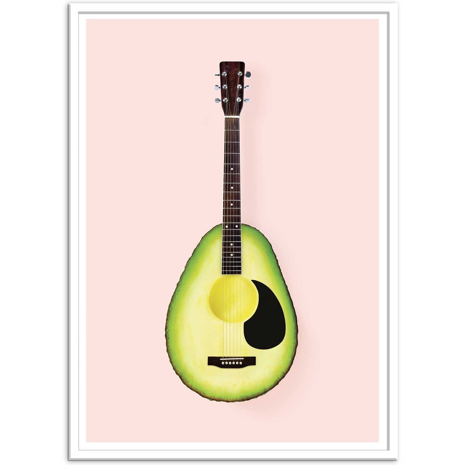 Affiche - Avocado Guitar - Paul Fuentes