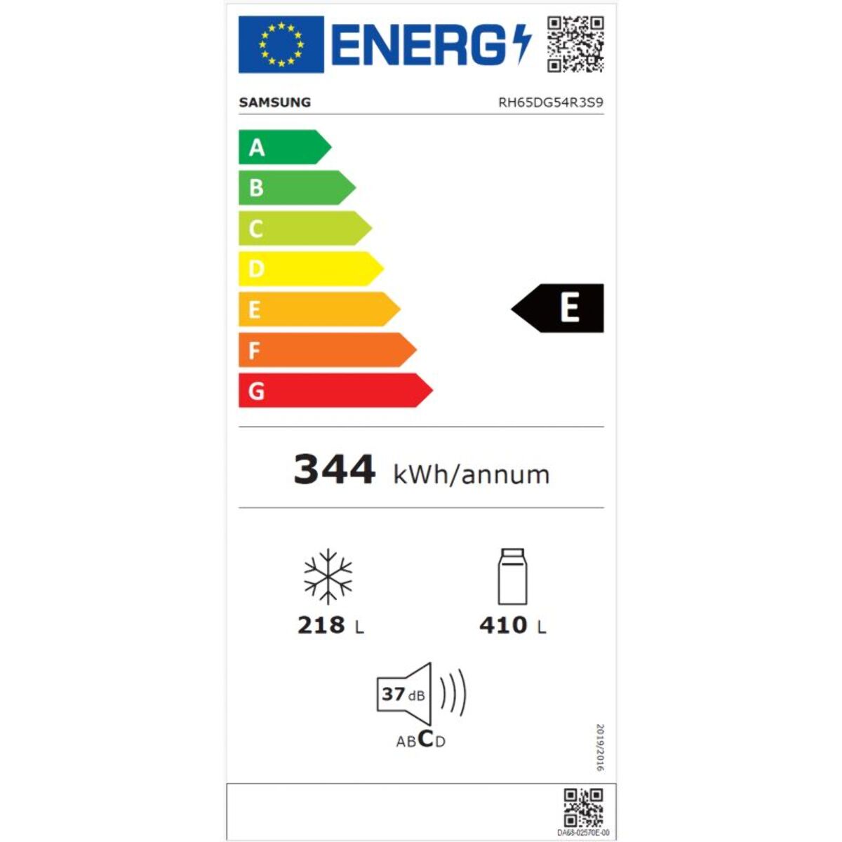 Réfrigérateur Américain SAMSUNG RH65DG54R3S9