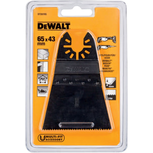 Lame 65 x 43 mm BiM large pour multi-cutter - DEWALT - DT20705-QZ