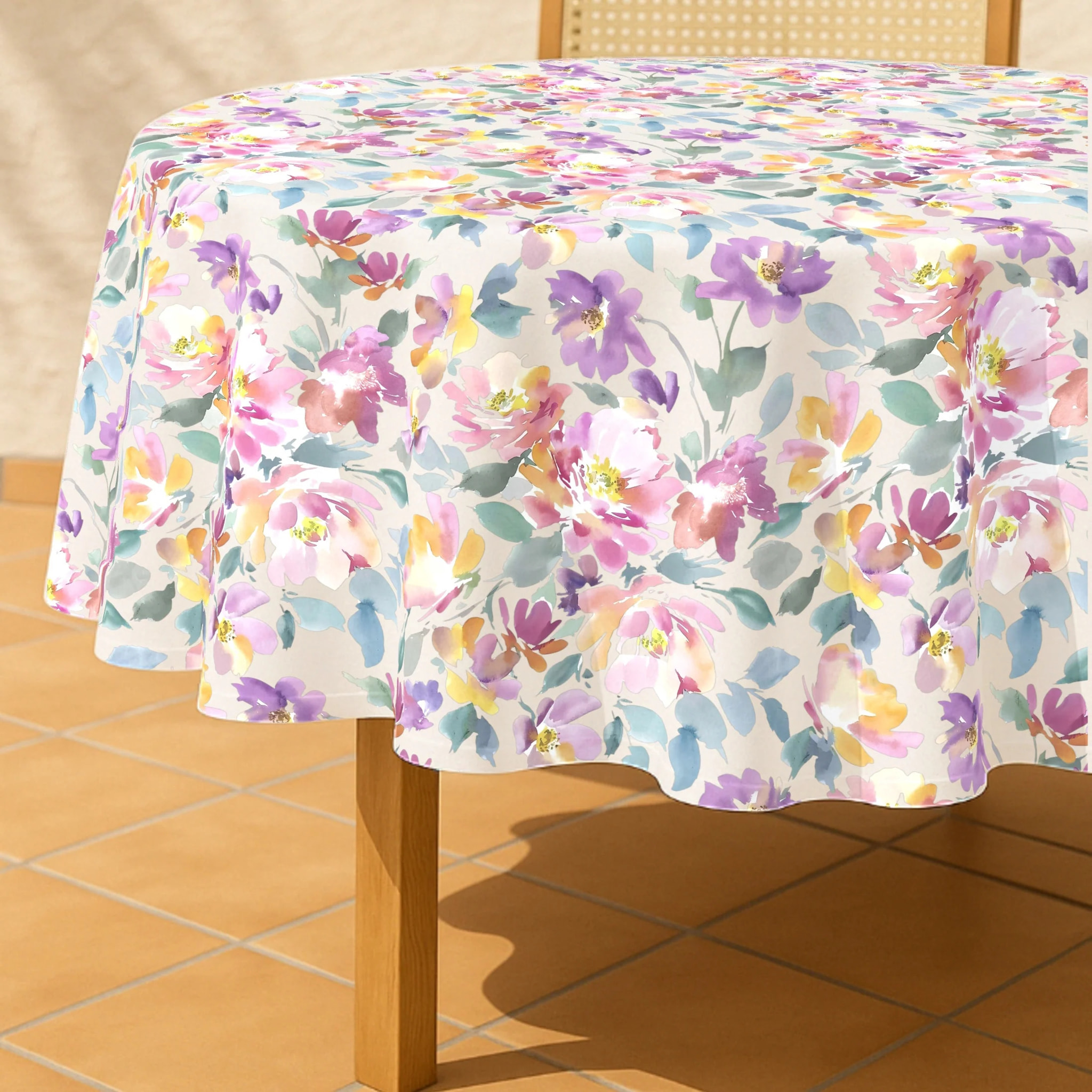 Nappe ronde anti-taches Zaliki 125 1