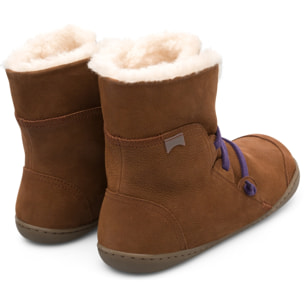 CAMPER Peu - Botines Mujer Marrón