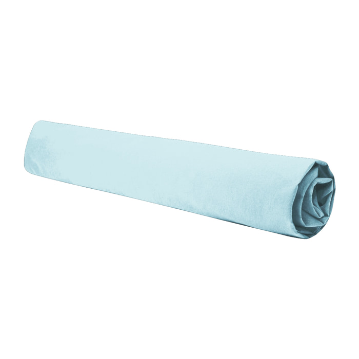 Drap housse en percale de coton lavé bonnet 30cm, DOUCEUR LAVÉE